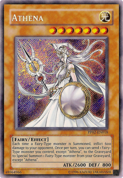Athena [PP02-EN018] Secret Rare Yu-Gi-Oh!