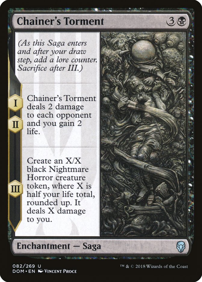 Chainer's Torment [Dominaria] Magic: The Gathering
