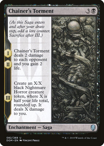 Chainer's Torment [Dominaria] Magic: The Gathering