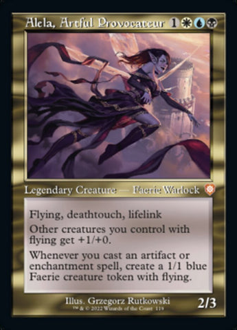 Alela, Artful Provocateur (Retro) [The Brothers' War Commander] Magic: The Gathering