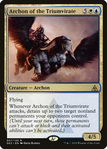 Archon of the Triumvirate [Ravnica Allegiance Guild Kit] Magic: The Gathering