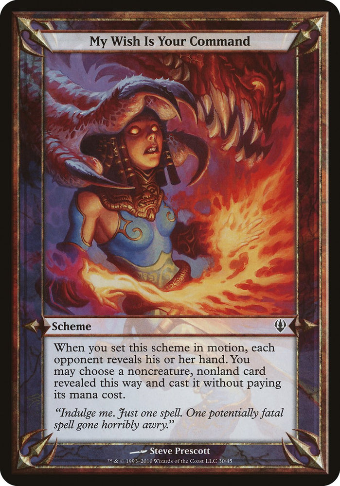 My Wish Is Your Command (Schemes) [Archenemy Schemes] Magic: The Gathering