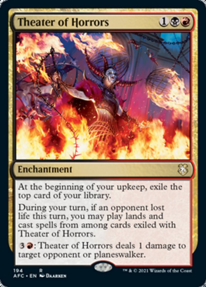 Theater of Horrors [Dungeons & Dragons: Adventures in the Forgotten Realms Commander] Magic: The Gathering