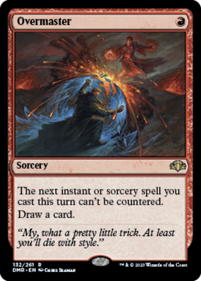 Overmaster [Dominaria Remastered] Magic: The Gathering