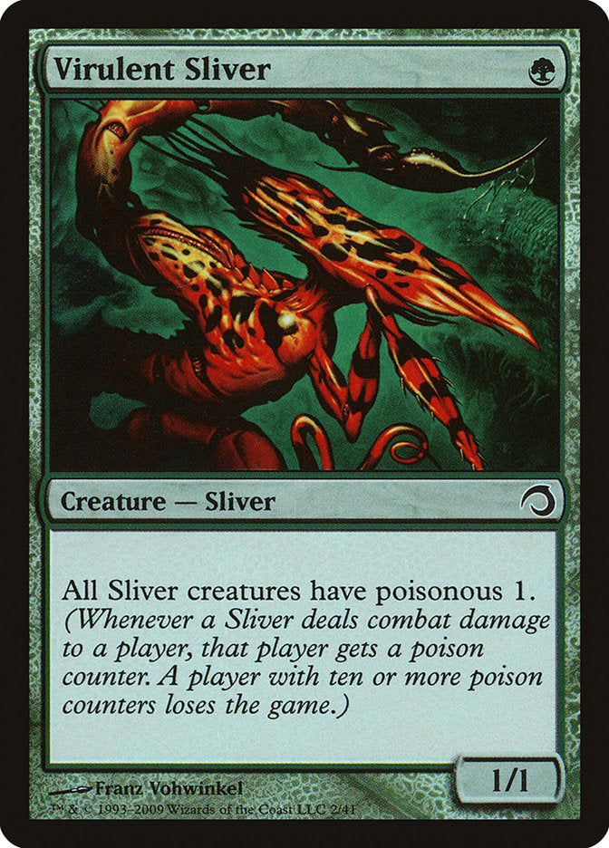 Virulent Sliver [Premium Deck Series: Slivers] Magic: The Gathering