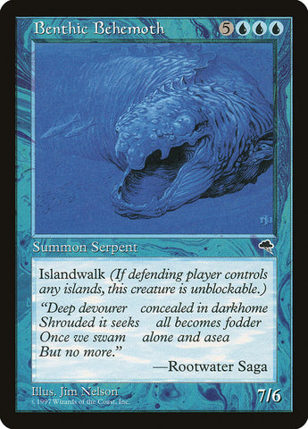 Benthic Behemoth [Tempest] Magic: The Gathering