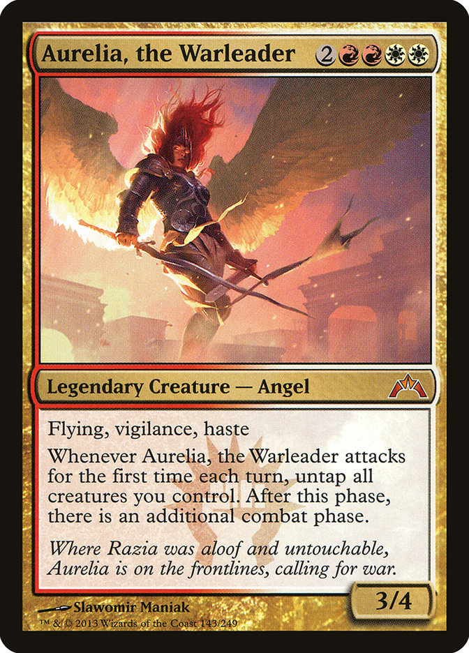 Aurelia, the Warleader [Gatecrash] Magic: The Gathering