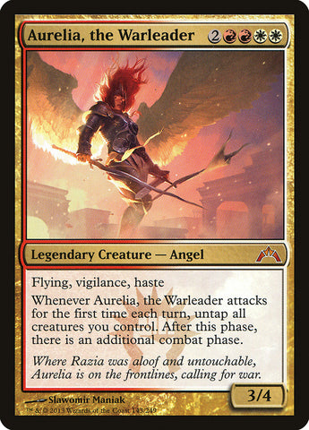 Aurelia, the Warleader [Gatecrash] Magic: The Gathering