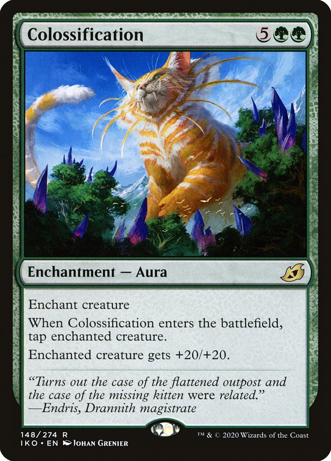 Colossification (148/274) [Ikoria: Lair of Behemoths] Magic: The Gathering